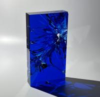 Blue Thermal Fractograph by John Kiley