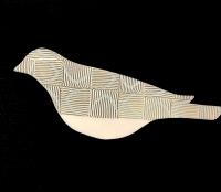 Brooch Pin Bird Lenticular (BH33) by Birds in the Hand