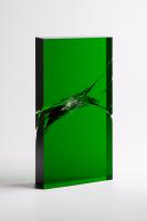 Emerald Impact Fractograph by John Kiley