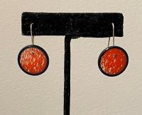 Earrings Fire - 1 Sliced (BH15) by Birds in the Hand