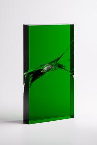 Emerald Impact Fractograph by John Kiley